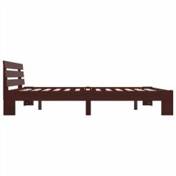 Bed Frame Dark Brown Solid Pine Wood 180x200 Cm 6FT Super King 3 Bed Frame Dark Brown Solid Pine Wood 180x200 Cm 6FT Super King -NEWTRAL Sales Shop Bed Frame Dark Brown Solid Pine Wood 180x200 cm 6FT Super King 447819 3