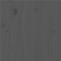 Bed Frame Grey Solid Wood 150x200 Cm 5FT King Size -NEWTRAL Sales Shop Bed Frame Grey Solid Wood 150x200 cm 5FT King Size 509550 4