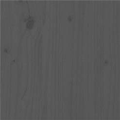 Bed Frame Grey Solid Wood Pine 90x200 Cm 4 Bed Frame Grey Solid Wood Pine 90x200 Cm -NEWTRAL Sales Shop Bed Frame Grey Solid Wood Pine 90x200 cm 510319 4