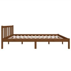 Bed Frame Honey Brown Solid Wood 120x200 Cm 4 Bed Frame Honey Brown Solid Wood 120x200 Cm -NEWTRAL Sales Shop Bed Frame Honey Brown Solid Wood 120x200 cm 510240 4