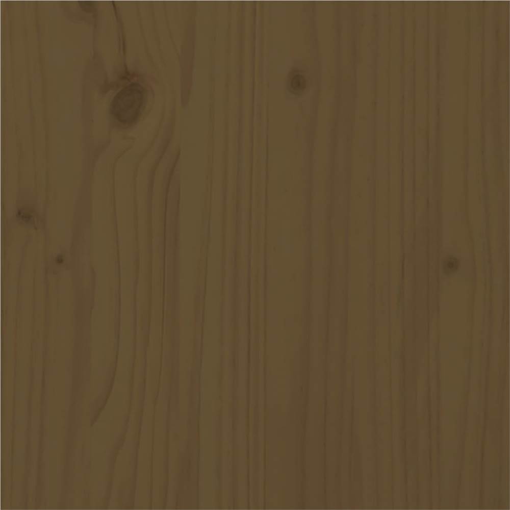 Bed Frame Honey Brown Solid Wood 135x190 cm 4FT6 Double Bed Frame Honey Brown Solid Wood 135x190 Cm 4FT6 Double -NEWTRAL Sales Shop Bed Frame Honey Brown Solid Wood 135x190 cm 4FT6 Double 510857 4