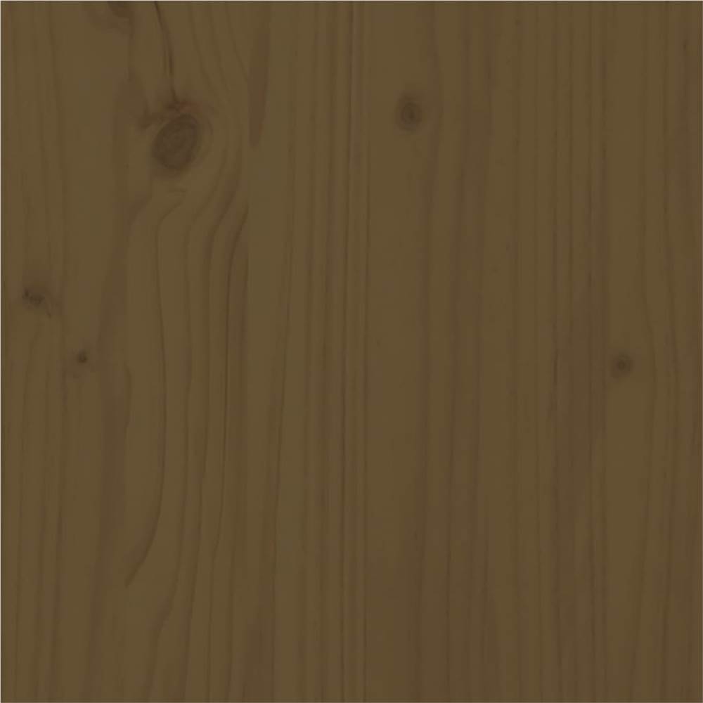 Bed Frame Honey Brown Solid Wood 135x190 cm 4FT6 Double Bed Frame Honey Brown Solid Wood 135x190 Cm 4FT6 Double -NEWTRAL Sales Shop Bed Frame Honey Brown Solid Wood 135x190 cm 4FT6 Double 515884 4