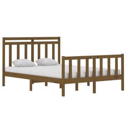 Bed Frame Honey Brown Solid Wood 140x190 Cm 2 Bed Frame Honey Brown Solid Wood 140x190 Cm -NEWTRAL Sales Shop Bed Frame Honey Brown Solid Wood 140x190 cm 512841 2