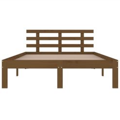 Bed Frame Honey Brown Solid Wood 180x200 Cm 6FT Super King 3 Bed Frame Honey Brown Solid Wood 180x200 Cm 6FT Super King -NEWTRAL Sales Shop Bed Frame Honey Brown Solid Wood 180x200 cm 6FT Super King 510173 3