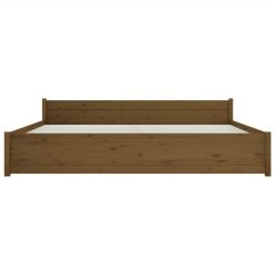 Bed Frame Honey Brown Solid Wood 180x200 Cm 6FT Super King 4 Bed Frame Honey Brown Solid Wood 180x200 Cm 6FT Super King -NEWTRAL Sales Shop Bed Frame Honey Brown Solid Wood 180x200 cm 6FT Super King 512643 4