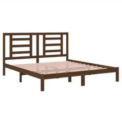 Bed Frame Honey Brown Solid Wood 180x200 Cm 6FT Super King Size 3 Bed Frame Honey Brown Solid Wood 180x200 Cm 6FT Super King Size -NEWTRAL Sales Shop Bed Frame Honey Brown Solid Wood 180x200 cm 6FT Super King Size 515274 3