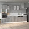 Bottom Cabinet Grey Sonoma 60x46x81.5 Cm Engineered Wood