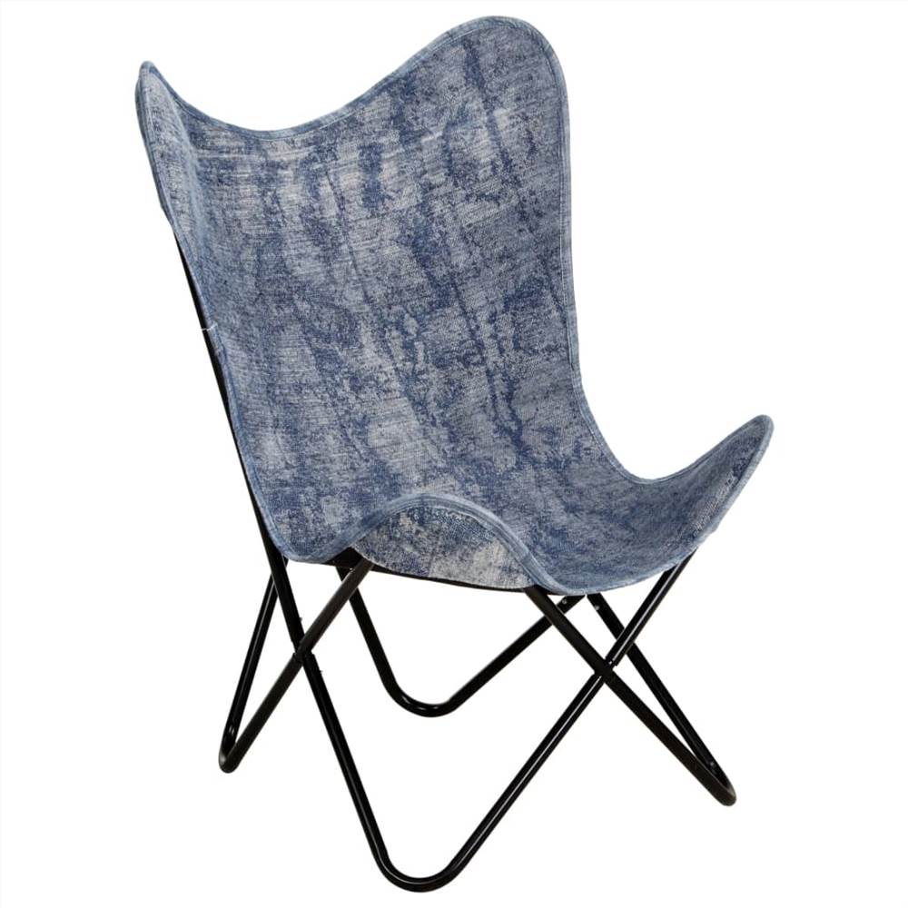 Butterfly Chair Indigo Blue Canvas Butterfly Chair Indigo Blue Canvas -NEWTRAL Sales Shop Butterfly Chair Indigo Blue Canvas 438750 0