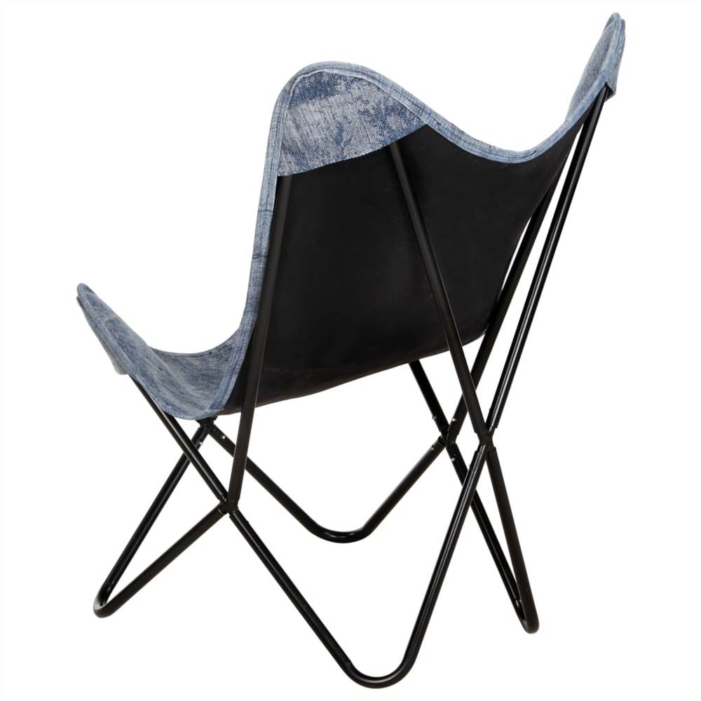 Butterfly Chair Indigo Blue Canvas Butterfly Chair Indigo Blue Canvas -NEWTRAL Sales Shop Butterfly Chair Indigo Blue Canvas 438750 3
