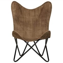 Butterfly Chair Taupe Canvas 2 Butterfly Chair Taupe Canvas -NEWTRAL Sales Shop Butterfly Chair Taupe Canvas 436617 2