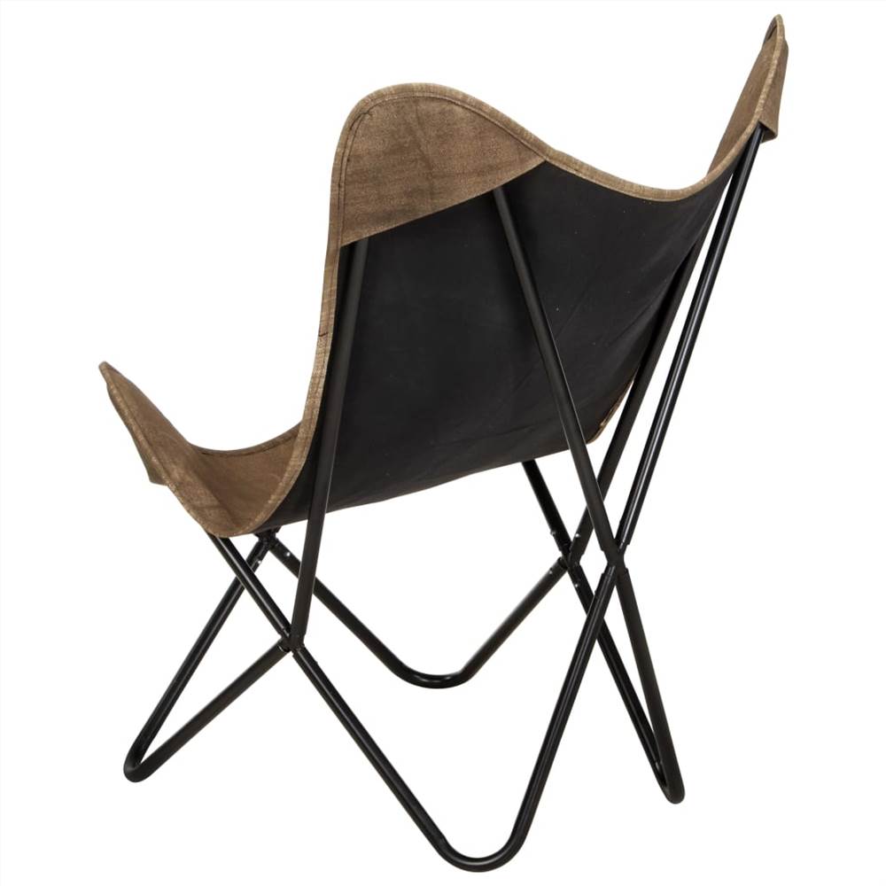 Butterfly Chair Taupe Canvas Butterfly Chair Taupe Canvas -NEWTRAL Sales Shop Butterfly Chair Taupe Canvas 436617 3