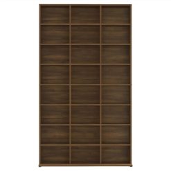 CD Cabinet Brown Oak 102x23x177.5 Cm Engineered Wood -NEWTRAL Sales Shop CD Cabinet Brown Oak 102x23x177 5 cm Engineered Wood 511180 2