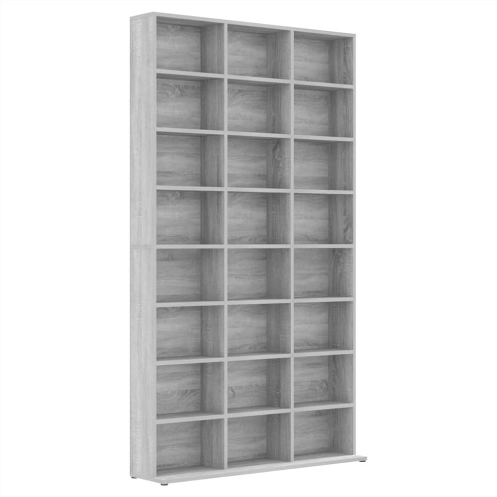 CD Cabinet Grey Sonoma 102x23x177.5 cm Engineered Wood CD Cabinet Grey Sonoma 102x23x177.5 Cm Engineered Wood -NEWTRAL Sales Shop CD Cabinet Grey Sonoma 102x23x177 5 cm Engineered Wood 510181 1