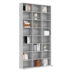 CD Cabinet Grey Sonoma 102x23x177.5 Cm Engineered Wood 4 CD Cabinet Grey Sonoma 102x23x177.5 Cm Engineered Wood -NEWTRAL Sales Shop CD Cabinet Grey Sonoma 102x23x177 5 cm Engineered Wood 510181 4