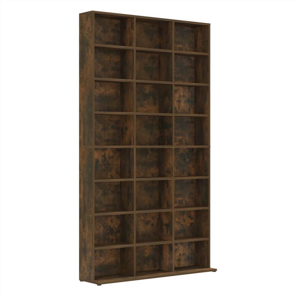 CD Cabinet Smoked Oak 102x23x177.5 cm Engineered Wood CD Cabinet Smoked Oak 102x23x177.5 Cm Engineered Wood -NEWTRAL Sales Shop CD Cabinet Smoked Oak 102x23x177 5 cm Engineered Wood 510284 1