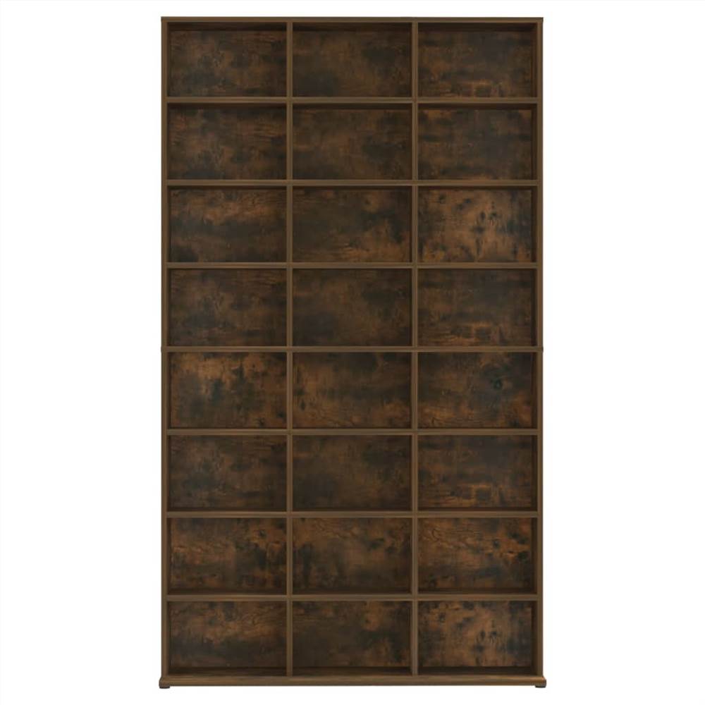 CD Cabinet Smoked Oak 102x23x177.5 cm Engineered Wood CD Cabinet Smoked Oak 102x23x177.5 Cm Engineered Wood -NEWTRAL Sales Shop CD Cabinet Smoked Oak 102x23x177 5 cm Engineered Wood 510284 2