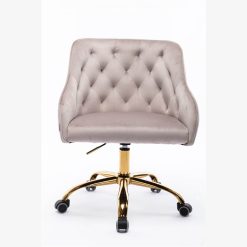 COOLMORE Modern Leisure Velvet Swivel Shell Chair Height Adjustable With Curved Backrest And Casters For Living Room, Bedroom, Dining Room, Office - Gray 2 COOLMORE Modern Leisure Velvet Swivel Shell Chair Height Adjustable With Curved Backrest And Casters For Living Room, Bedroom, Dining Room, Office - Gray -NEWTRAL Sales Shop COOLMORE nbsp nbsp Swivel nbsp Shell nbsp Chair nbsp for nbsp Living nbsp Room Bed nbsp Room nbsp Modern nbsp Leisure office nbsp Chair 469818 3