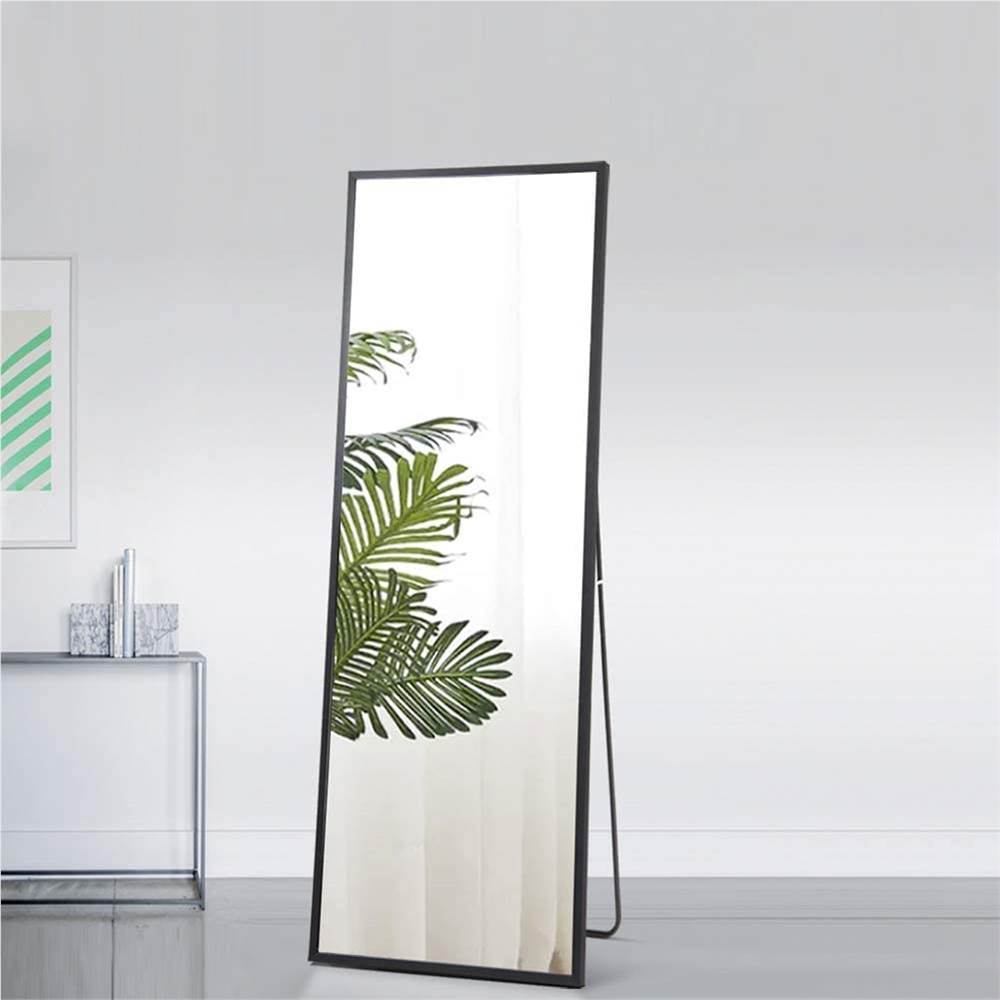 59" Rectangle Full-length Mirror with Aluminum Alloy Frame, for Bathroom, Bedroom, Entrance, Powder Room - Black 59" Rectangle Full-length Mirror With Aluminum Alloy Frame, For Bathroom, Bedroom, Entrance, Powder Room - Black -NEWTRAL Sales Shop Cathy1700 500 b Full Body Mirror Full Length Floor Mirror Free Standing Black Dressing Mirror Home D cor 59 x 19 7 461249 0