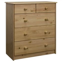 Chest Of Drawers 75x35x80.5 Cm Solid Pine Wood