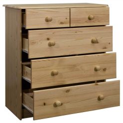 Chest Of Drawers 75x35x80.5 Cm Solid Pine Wood -NEWTRAL Sales Shop Chest of Drawers 75x35x80 5 cm Solid Pine Wood 456201 3