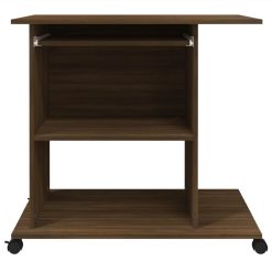 Computer Desk Brown Oak 80x50x75 Cm Engineered Wood -NEWTRAL Sales Shop Computer Desk Brown Oak 80x50x75 cm Engineered Wood 514712 5