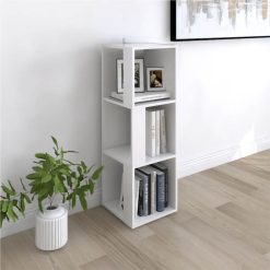 Corner Cabinet White 33x33x100 Cm Chipboard