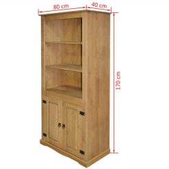Cupboard Mexican Pine Corona Range 80x40x170 Cm 4 Cupboard Mexican Pine Corona Range 80x40x170 Cm -NEWTRAL Sales Shop Cupboard Mexican Pine Corona Range 80x40x170 cm 447666 4
