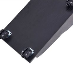 Home Office D&N Solid Wood Computer Desk With 2 Storage Drawers And CPU Tray - Black -NEWTRAL Sales Shop D N solid wood computer Desk office table with PC droller storage shelves and file cabinet two drawers CPU tray a shelf used for planting single black 458608 5