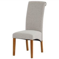 Linen Upholstered Dining Chair Set Of 2, With Backrest And Rubber Wood Feet, For Kitchen, Living Room, Bedroom, Office, Cafe - Beige 5 Linen Upholstered Dining Chair Set Of 2, With Backrest And Rubber Wood Feet, For Kitchen, Living Room, Bedroom, Office, Cafe - Beige -NEWTRAL Sales Shop DINNING CHAIR 458090 5