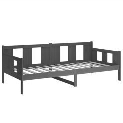 Day Bed Grey Solid Wood Pine 90x190 Cm -NEWTRAL Sales Shop Day Bed Grey Solid Wood Pine 90x190 cm 513875 5