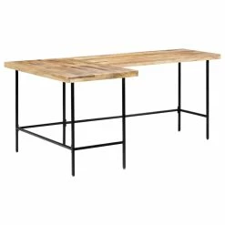 Desk 180x120x76 Cm Solid Mango Wood -NEWTRAL Sales Shop Desk 180x120x76 cm Solid Mango Wood 432119 3