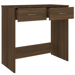 Desk Brown Oak 80x40x75 Cm Engineered Wood -NEWTRAL Sales Shop Desk Brown Oak 80x40x75 cm Engineered Wood 510550 5