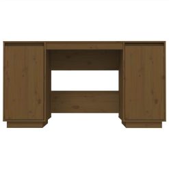 Desk Honey Brown 140x50x75 Cm Solid Wood Pine -NEWTRAL Sales Shop Desk Honey Brown 140x50x75 cm Solid Wood Pine 514285 4