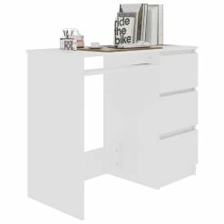 Desk White 90x45x76 Cm Chipboard 8 Desk White 90x45x76 Cm Chipboard -NEWTRAL Sales Shop Desk White 90x45x76 cm Chipboard 428299 2