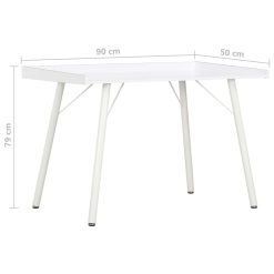Desk White 90x50x79 Cm 5 Desk White 90x50x79 Cm -NEWTRAL Sales Shop Desk White 90x50x79 cm 428184 5
