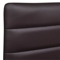 Dining Chairs 4 Pcs Brown Faux Leather 5 Dining Chairs 4 Pcs Brown Faux Leather -NEWTRAL Sales Shop Dining Chairs 4 pcs Brown Faux Leather 515967 5