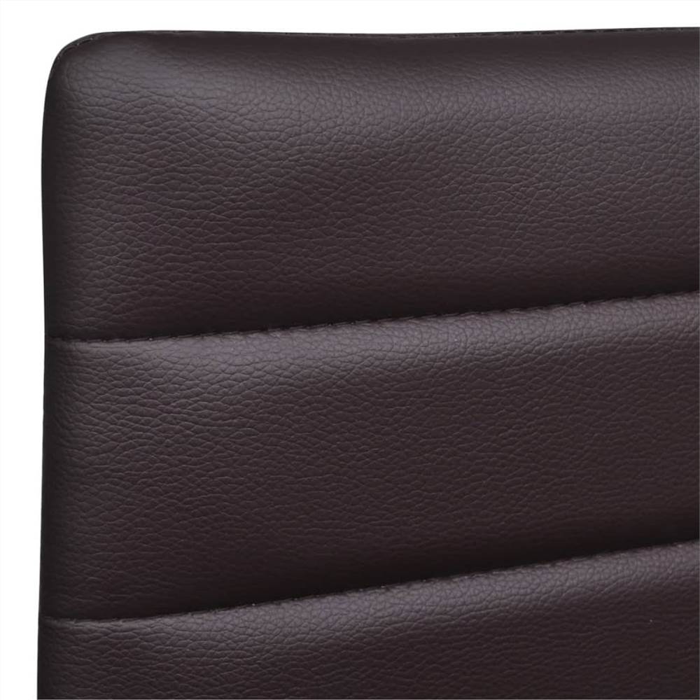 Dining Chairs 4 pcs Brown Faux Leather Dining Chairs 4 Pcs Brown Faux Leather -NEWTRAL Sales Shop Dining Chairs 4 pcs Brown Faux Leather 515967 5