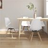 Dining Chairs 4 Pcs White PP