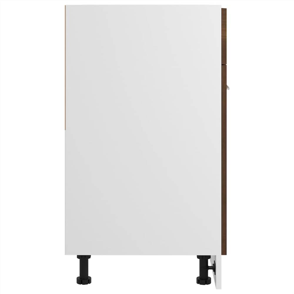 Drawer Bottom Cabinet Brown Oak 60x46x81.5 cm Engineered Wood Drawer Bottom Cabinet Brown Oak 60x46x81.5 Cm Engineered Wood -NEWTRAL Sales Shop Drawer Bottom Cabinet Brown Oak 60x46x81 5 cm Engineered Wood 510488 5