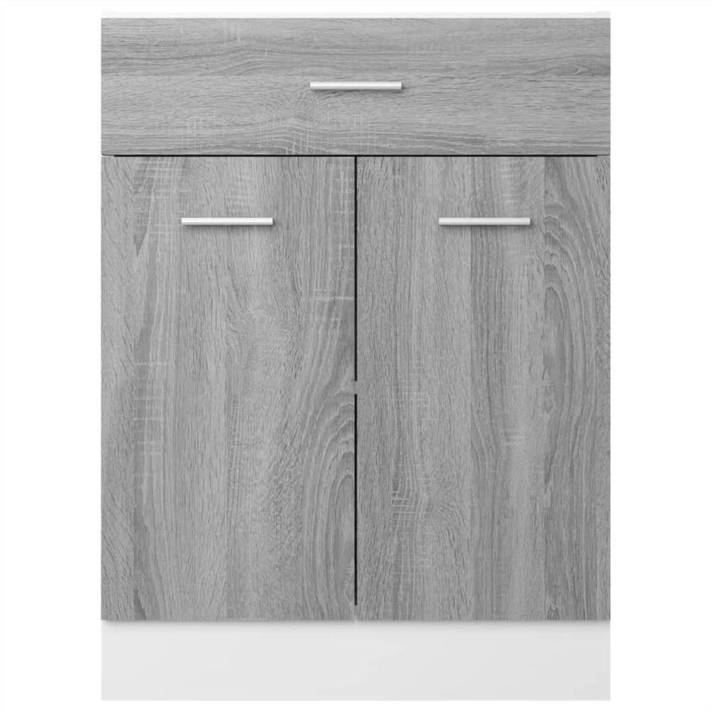 Drawer Bottom Cabinet Grey Sonoma 60x46x81.5 cm Engineered Wood Drawer Bottom Cabinet Grey Sonoma 60x46x81.5 Cm Engineered Wood -NEWTRAL Sales Shop Drawer Bottom Cabinet Grey Sonoma 60x46x81 5 cm Engineered Wood 510136 4