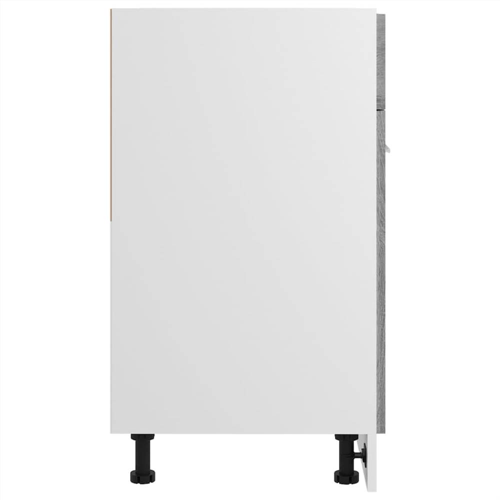 Drawer Bottom Cabinet Grey Sonoma 60x46x81.5 cm Engineered Wood Drawer Bottom Cabinet Grey Sonoma 60x46x81.5 Cm Engineered Wood -NEWTRAL Sales Shop Drawer Bottom Cabinet Grey Sonoma 60x46x81 5 cm Engineered Wood 510136 5