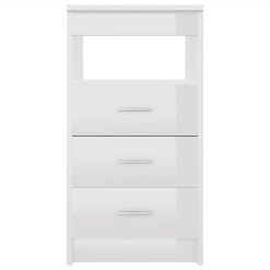 Drawer Cabinet High Gloss White 40x50x76 Cm Chipboard -NEWTRAL Sales Shop Drawer Cabinet High Gloss White 40x50x76 cm Chipboard 488488 3