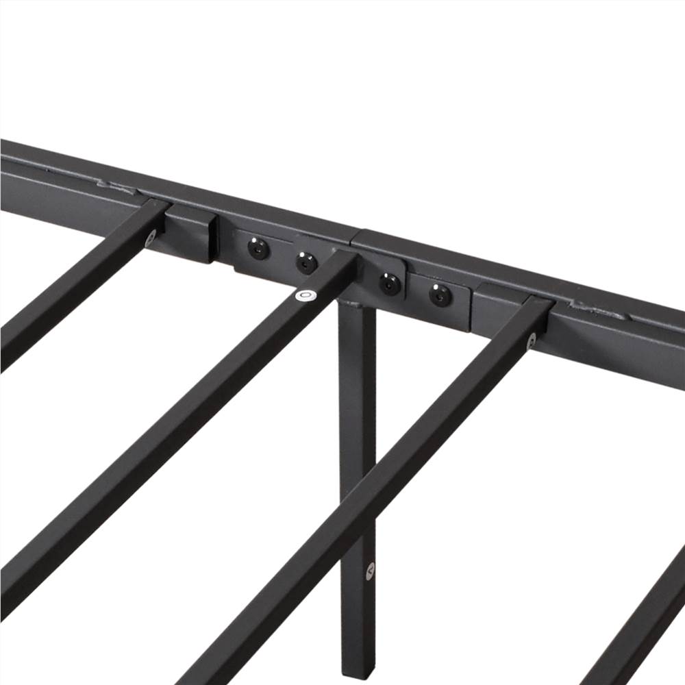 Full-Size Metal Platform Bed Frame with Headboard and Steel Slats Support, No Box Spring Needed (Only Frame) - Black Full-Size Metal Platform Bed Frame With Headboard And Steel Slats Support, No Box Spring Needed (Only Frame) - Black -NEWTRAL Sales Shop FULL Metal Platform Bed Frame with Headboard Wood Slat Support No Box Spring Needed Easy Assembly BLACK 460775 3