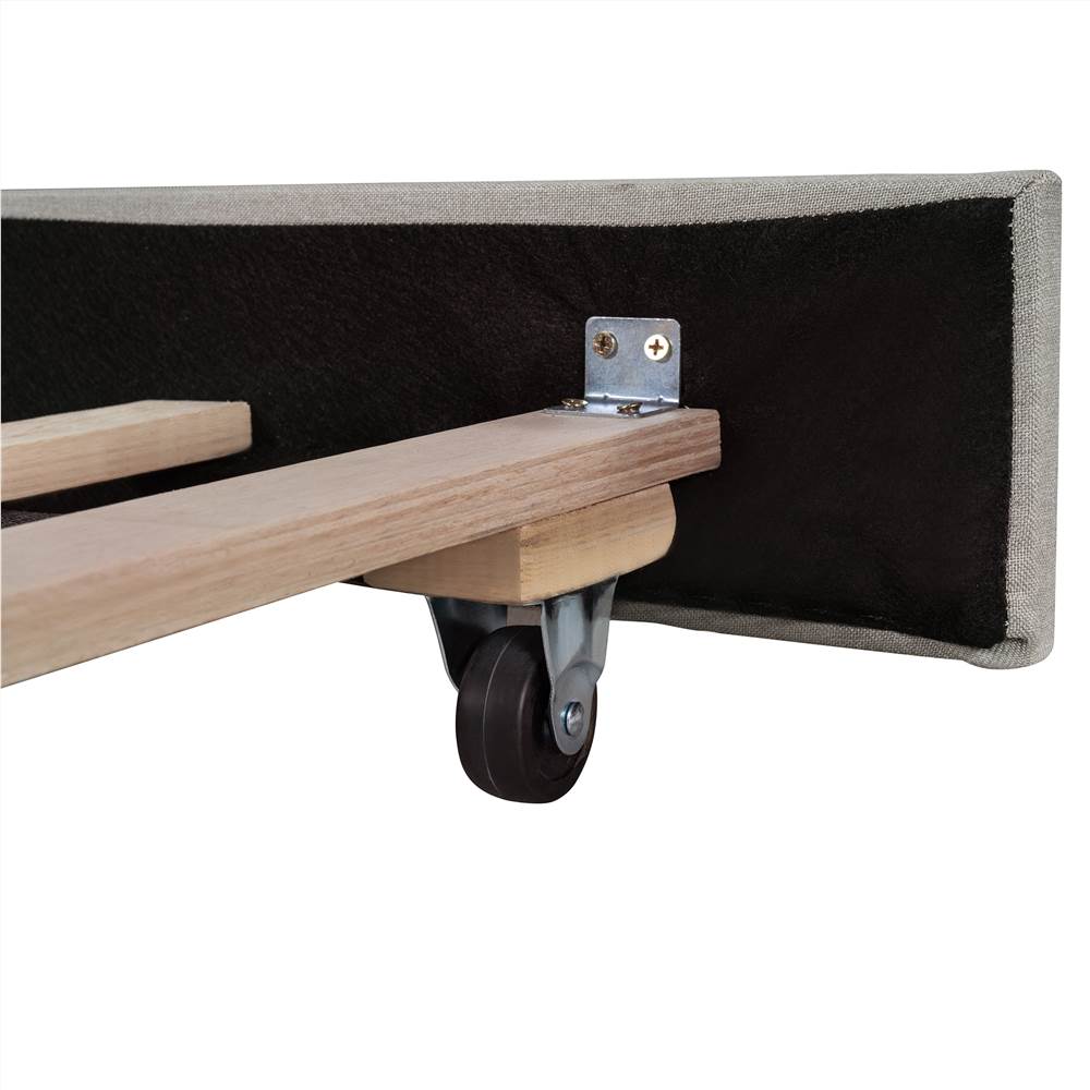 Full-Size Fabric Upholstered Daybed with Twin-Size Trundle Bed, and Wooden Slats Support, Space-saving Design, No Box Spring Needed - Beige Full-Size Fabric Upholstered Daybed With Twin-Size Trundle Bed, And Wooden Slats Support, Space-saving Design, No Box Spring Needed - Beige -NEWTRAL Sales Shop Full size Upholstered Daybed with Twin Size Trundle Wood Slat Support Beige 460970 4