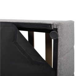 Full-Size Linen Upholstered Platform Bed Frame With Hydraulic Storage System And Wooden Slats Support, No Box Spring Needed (Only Frame) - Gray 5 Full-Size Linen Upholstered Platform Bed Frame With Hydraulic Storage System And Wooden Slats Support, No Box Spring Needed (Only Frame) - Gray -NEWTRAL Sales Shop Full size Upholstered Platform bed with a Hydraulic Storage System Gray 463980 4