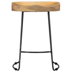 Gavin Bar Stools 2 Pcs Solid Mango Wood -NEWTRAL Sales Shop Gavin Bar Stools 2 pcs Solid Mango Wood 441521 2