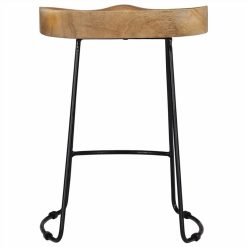 Gavin Bar Stools 2 Pcs Solid Mango Wood -NEWTRAL Sales Shop Gavin Bar Stools 2 pcs Solid Mango Wood 441521 3