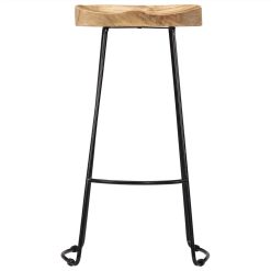 Gavin Bar Stools 2 Pcs Solid Mango Wood 2 Gavin Bar Stools 2 Pcs Solid Mango Wood -NEWTRAL Sales Shop Gavin Bar Stools 2 pcs Solid Mango Wood 450082 2