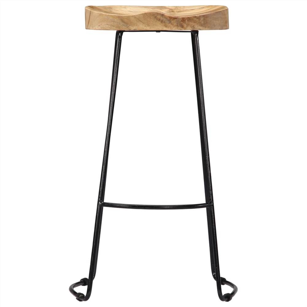 Gavin Bar Stools 2 pcs Solid Mango Wood Gavin Bar Stools 2 Pcs Solid Mango Wood -NEWTRAL Sales Shop Gavin Bar Stools 2 pcs Solid Mango Wood 450082 2