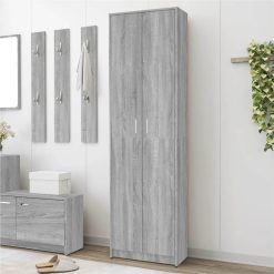 Hallway Wardrobe Grey Sonoma 55x25x189 Cm Engineered Wood